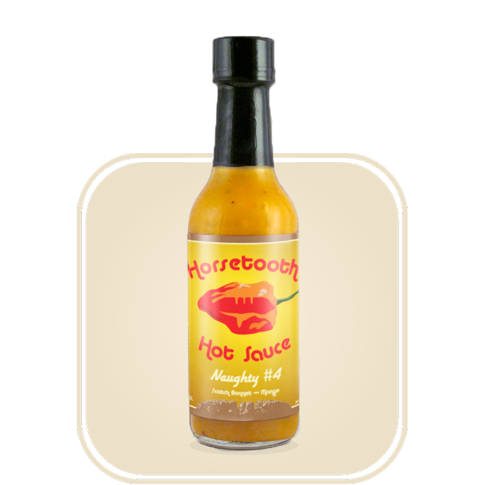 Naughty #4 - Mango and Scotch Bonnet Hot Sauce